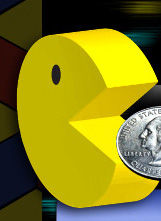 Chomping Quarters Logo